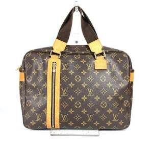 LOUIS VUITTON Brown Monogram Canvas Tote Bag